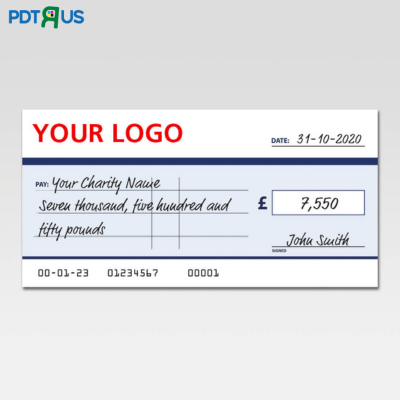 Rigid Foamboard Cheques