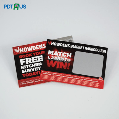 Monetary Value Scratch Cards