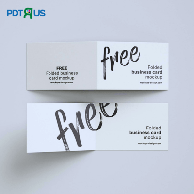 Folded Business Cards