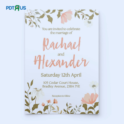 Recycled Invitation Cards