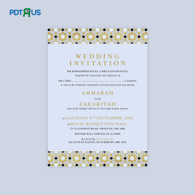 Folded Invitation Cards