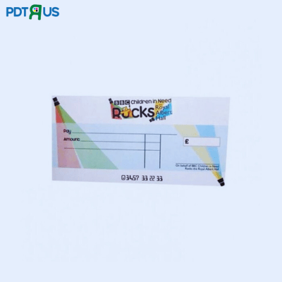 Custom Shape Cheques