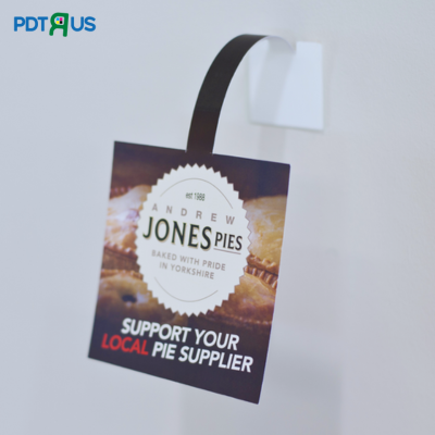 Plastic Free Shelf Wobblers