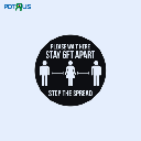 Social Distancing Floor Stickers