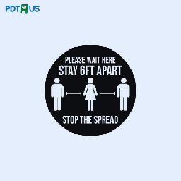 Social Distancing Floor Stickers